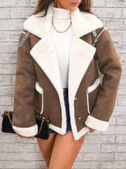 Women’s Lapel Plush Jacket by Snagg A Jacket