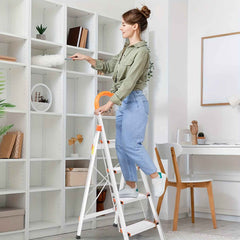 4 Step Folding Aluminium Non Slip Ladder