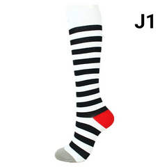 Unisex Compression Socks 20–30 mmHg Graduated Support for Nurses, Runners & Travel