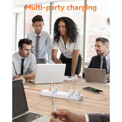 Powerboard with USB | 5 Outlets & 6 Fast Charging Ports (1.8m) by Snagg An Extension Cable