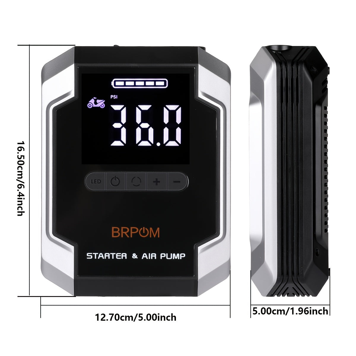 8500A Portable Car Jump Starter with Air Compressor by Snagg A Jump Starter