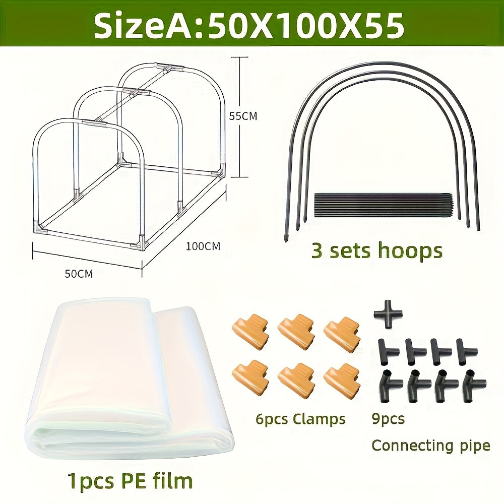 30pcs Garden Tunnel Greenhouse Hoops Kit by Snagg A Green House