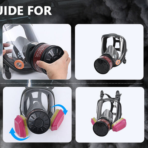 Filter Full Face Respirator Mask by Snagg A Face Mask