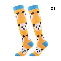 Stylish Compression Socks Elastic Support for Varicose Veins & Swelling Relief