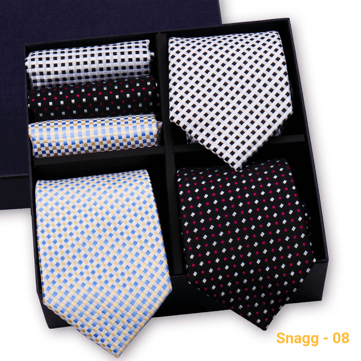 Formal Men’s Tie Collection — 3 Luxury Neckties & Handkerchiefs - GL-15 - Others In Fashion