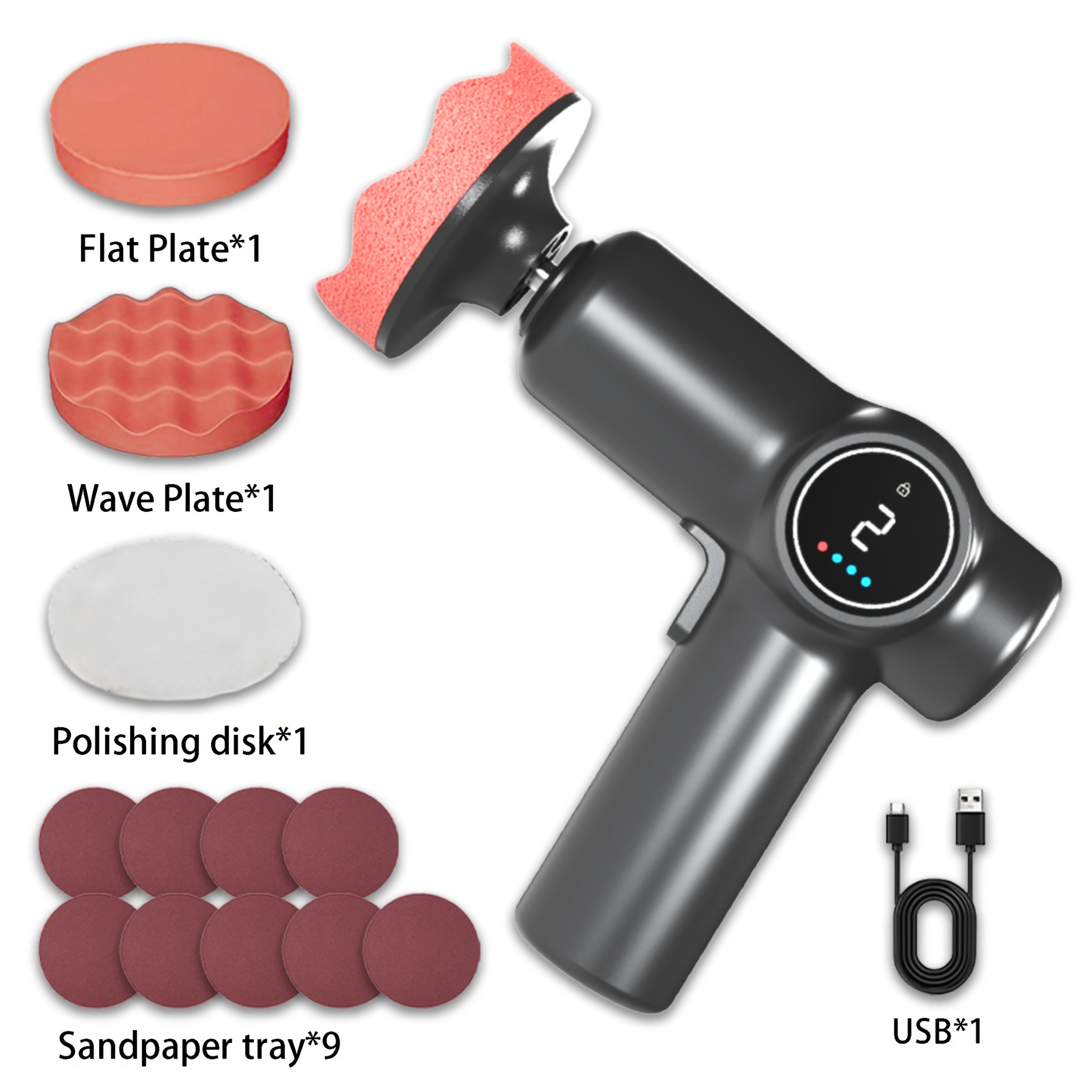 2 Speed Electric Cordless Car Polisher by Snagg A Car Polisher