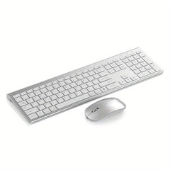 Ultra Thin Wireless Keyboard & Mouse Set Design with Multi Device Bluetooth Connectivity by Snagg A Keyboard