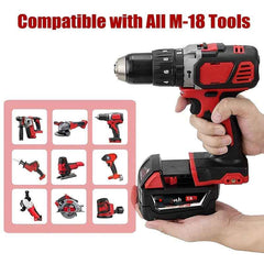 4 Pack 18 V 8.0 Ah Lithium-Ion Batteries — Replacement for Milwaukee M18 Cordless Tools (48-11-18 Series)