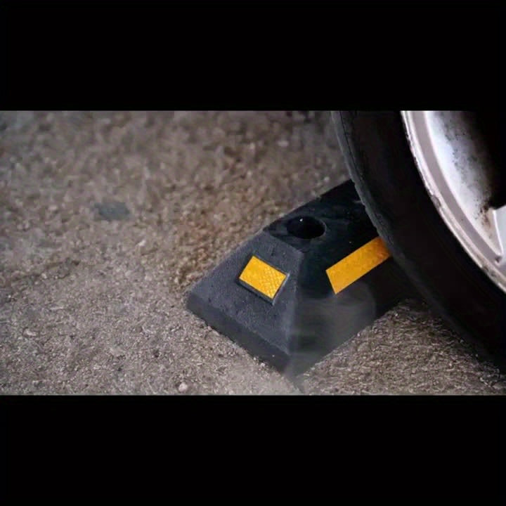 Heavy Duty Rubber Parking Stopper by Snagg A Wheel Chock