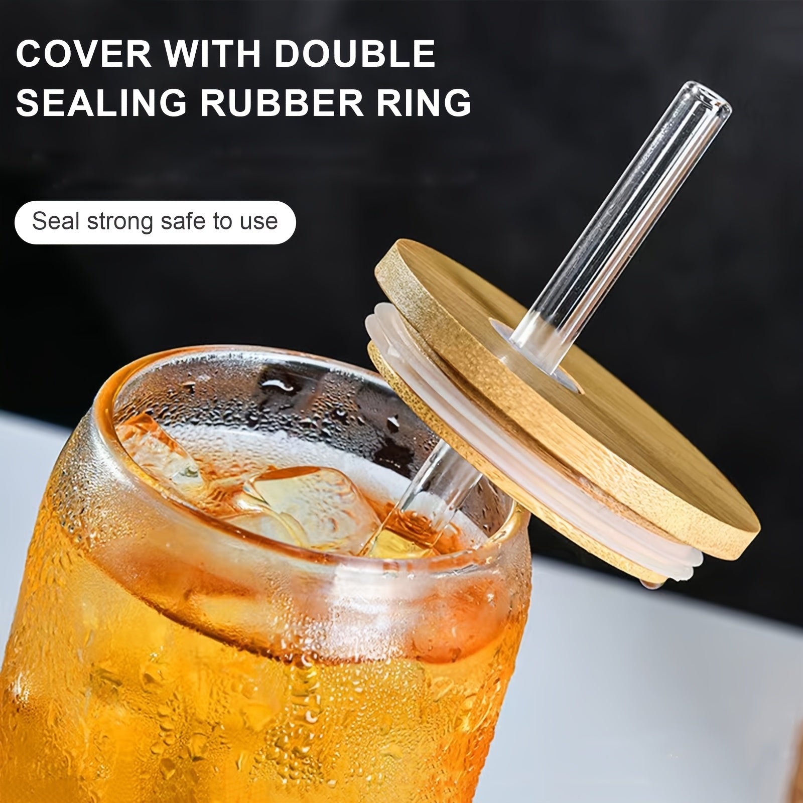 Beer Can Glass Cups 20oz For Home Use With Lids And Straws by Snagg A Cup