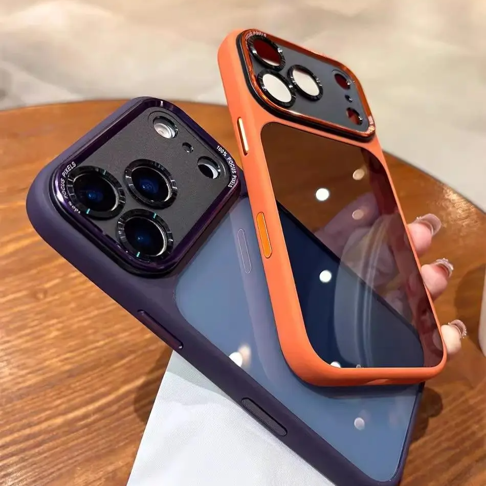 Shockproof Shield Matte Transparent Phone Case - For iPhone 16 Series - Cases & Covers