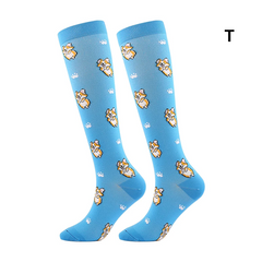 Stylish Compression Socks Elastic Support for Varicose Veins & Swelling Relief