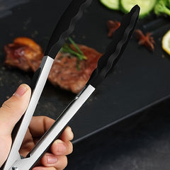 8pcs 9 Inch Stainless Steel Kitchen Tongs by Snagg A Tong