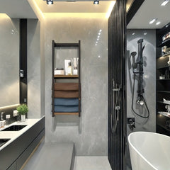 2 Layer Iron Wall-Mounted Towel Rack by Snagg A Rack