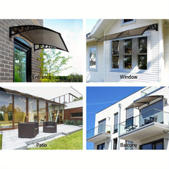 1m x 6m Brown Hollow Board Awning by Snagg An Awning
