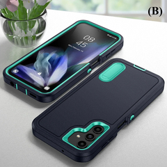 Anti Shock Protective Phone Case – for Samsung Galaxy S24 Series - B - Blue / Cases & Covers
