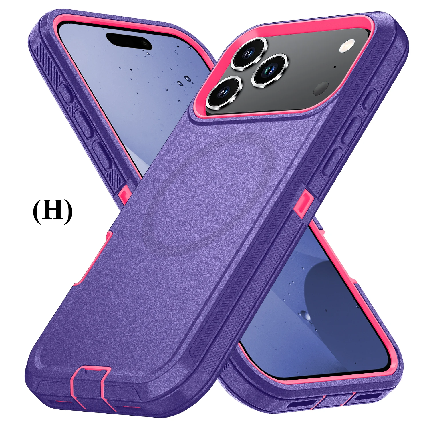 Armor Shockproof Defender Magesafe Case - For iPhone 16 Series - H / Promax - Phone Cases & Covers