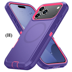 Armor Shockproof Defender Magesafe Case - For iPhone 15 Series - H / plus - Phone Cases & Covers
