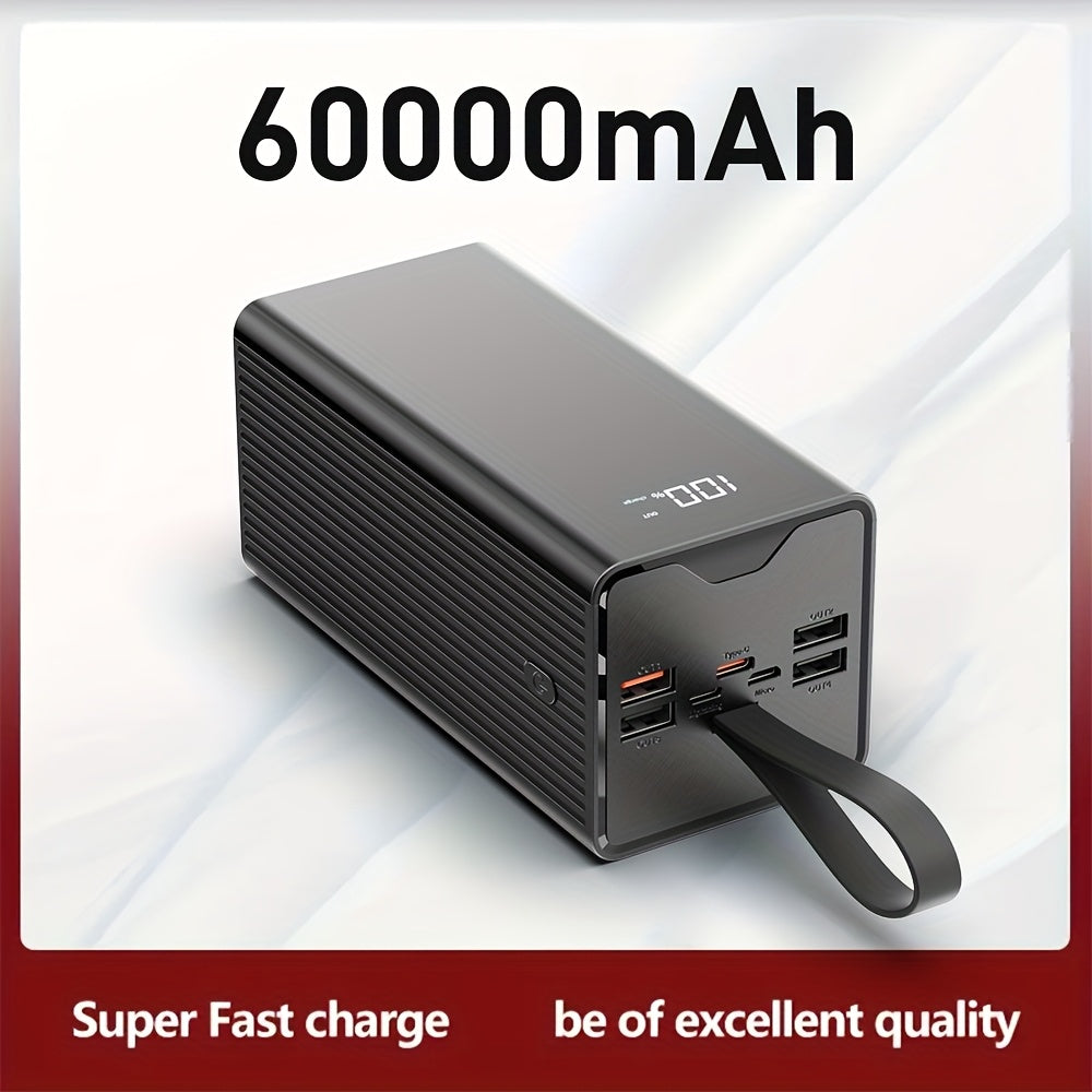 60000mAh Portable Mirror-shaped Portable Power Bank by Snagg A Power Bank