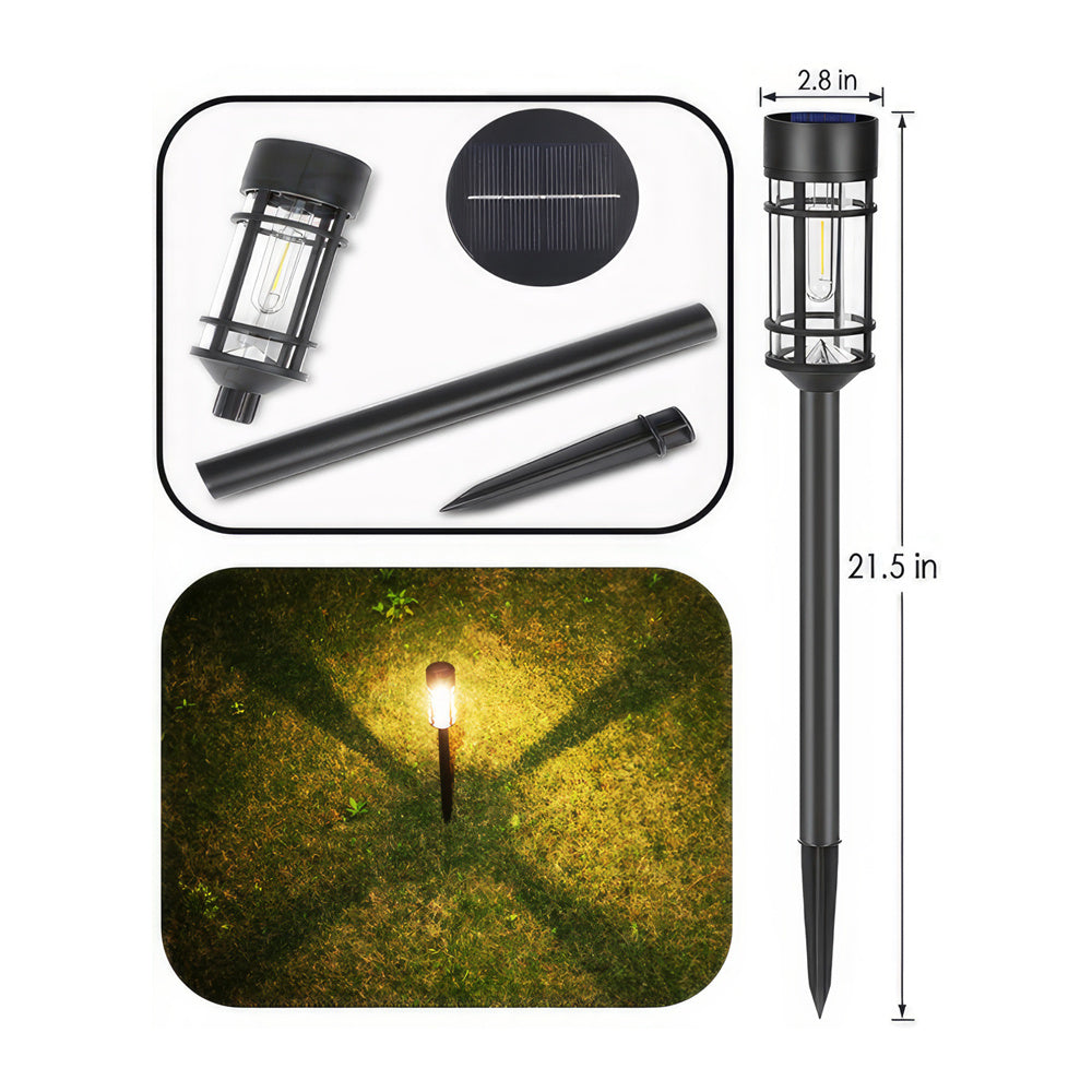 8pcs 3000K Warm White Solar LED Path Lights by Snagg An Outdoor Light