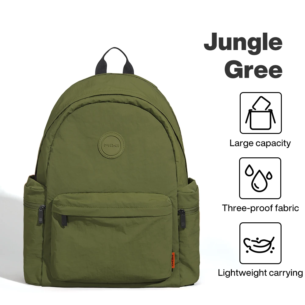 Lightweight Casual Laptop Backpack 15" – Water-Resistant Travel Bookbag & Small Hiking Bag (17–20L)