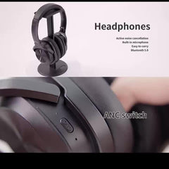 Wireless ANC Headphones | Over-Ear Hi-Res Audio Headset (40H Playtime) by Snagg A Headphone