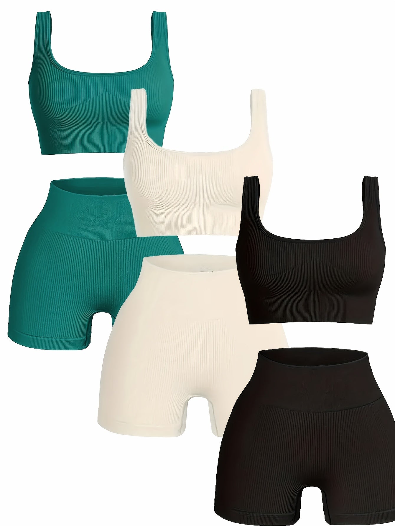 Women’s High-Elasticity Yoga Tank & Shorts Set by Snagg A Short