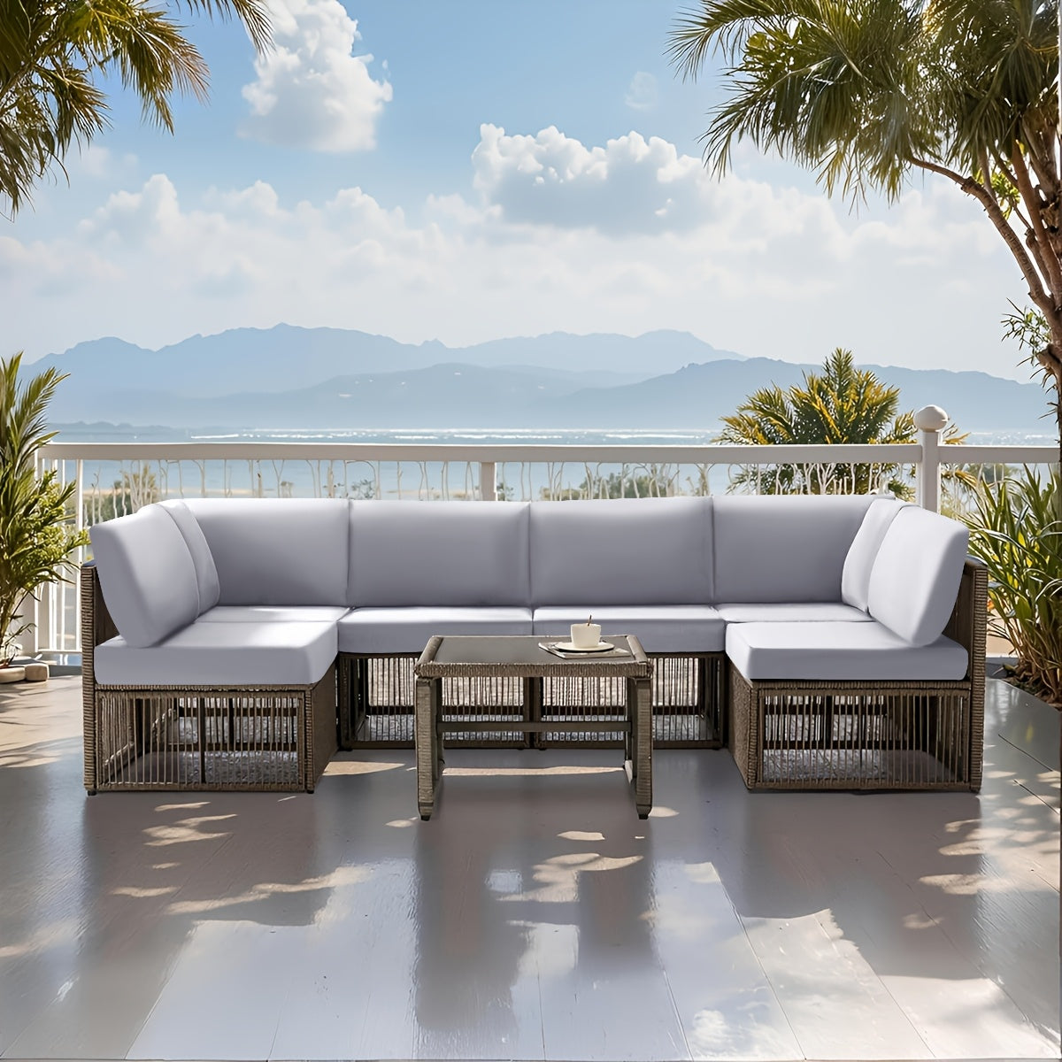 Outdoor Sofa Cushion Cover Set by Snagg A Cushion Cover