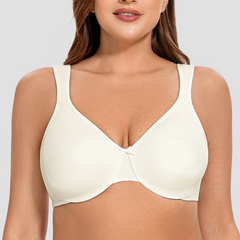 Plus Size Seamless Minimizer Bra | Underwire Unlined Full Coverage Comfortable