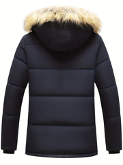 Men’s Heavy-Duty Winter Jacket with Detachable Hood by Snagg A Jacket