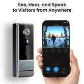 HD Wireless Video Doorbell 720P Resolution with Two-Way Audio by Snagg A Doorbell Camera