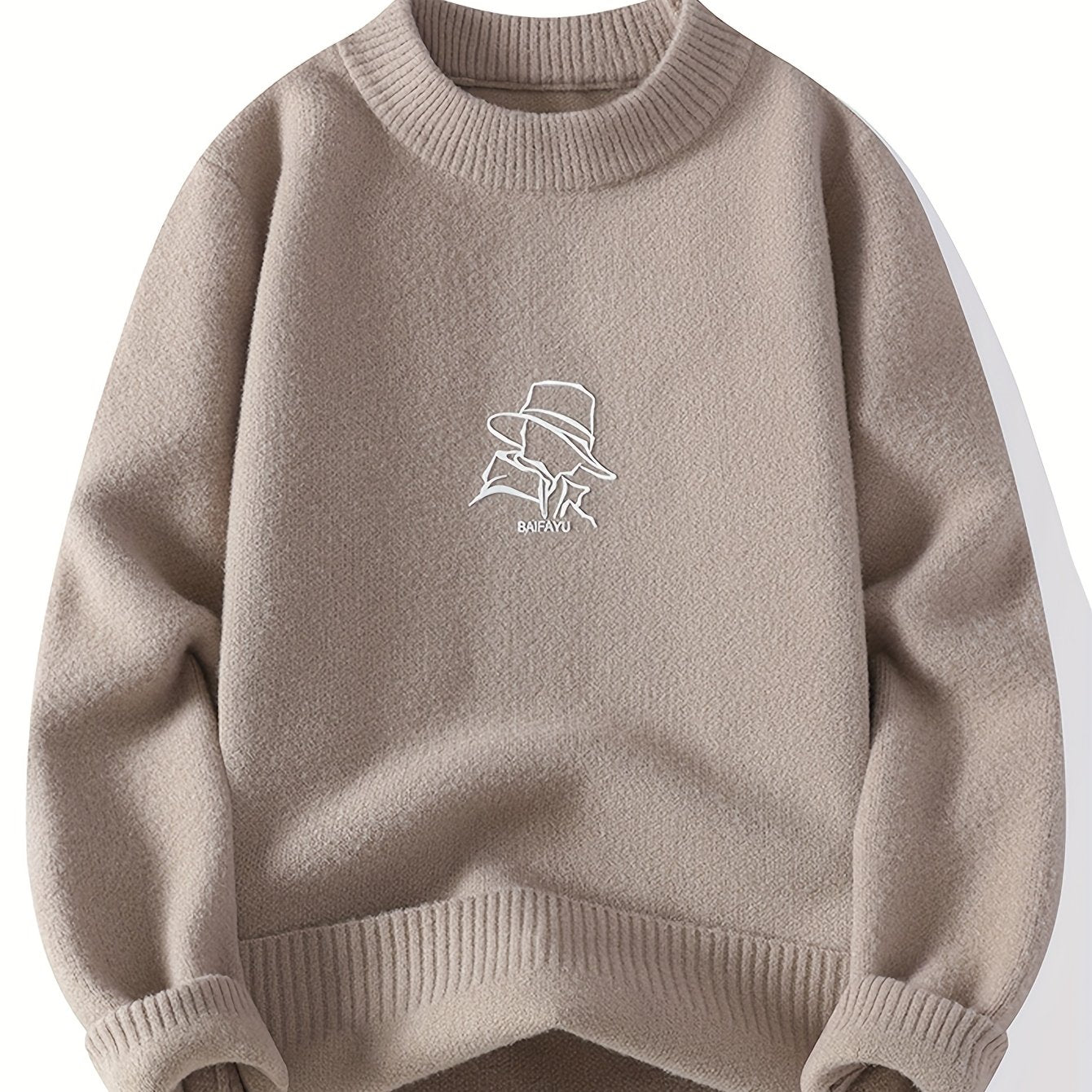 Men’s Graphic Knit Sweatshirt by Snagg A Jumper