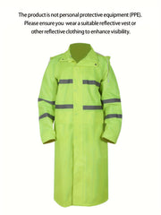 Men’s Double Layer Long Raincoat with Hood by Snagg A Raincoat