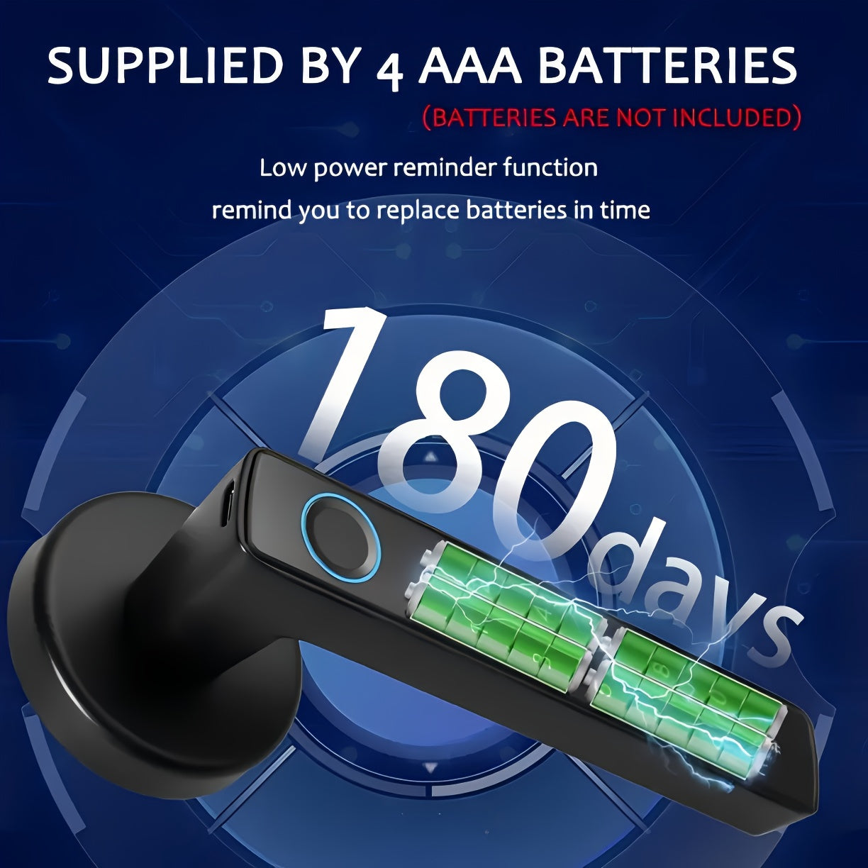 5 in 1 Smart Door Lock – Fingerprint, Password & Remote Access by Snagg A Smart Door Lock