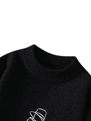 Men’s Graphic Knit Sweatshirt by Snagg A Jumper
