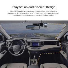 2K Quad HD+ Buffered Parking Dash Cam | Super Night Vision & GPS Logger