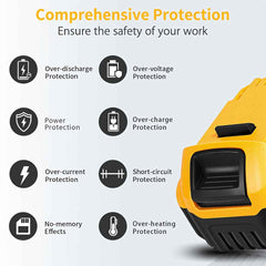 2 / 4 Pack 18 V 12.0 Ah Lithium-Ion Battery — Replacement for Dewalt 18 V Cordless Tools