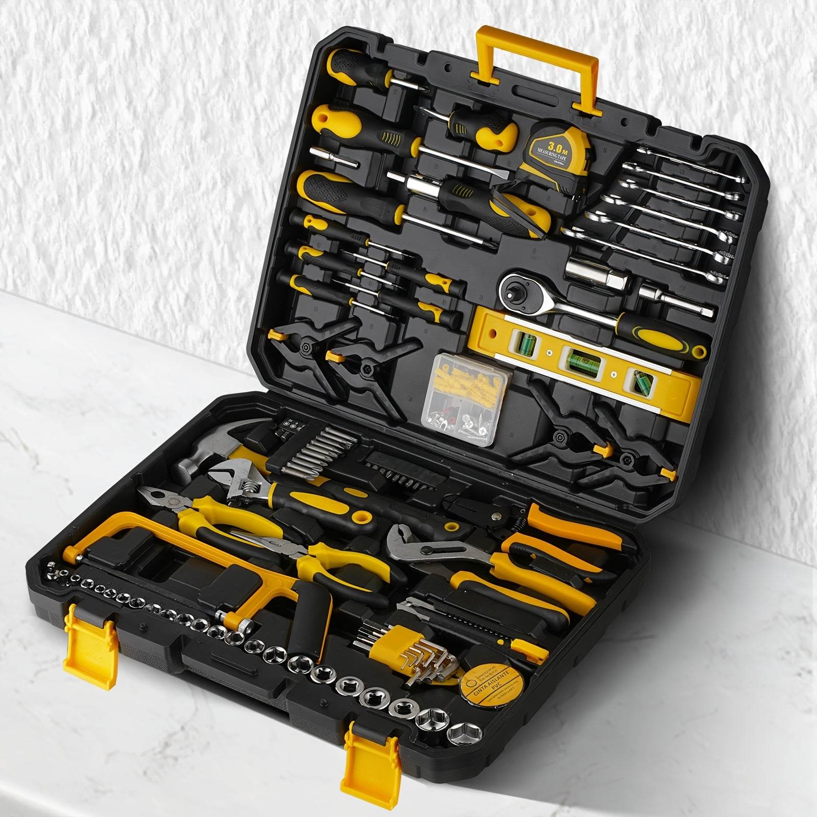 158pcs Premium Home & Auto Tool Kit Set - SnaggIt