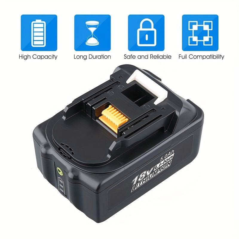18V 5.0Ah Lithium-Ion Replacement Batteries for Makita - SnaggIt
