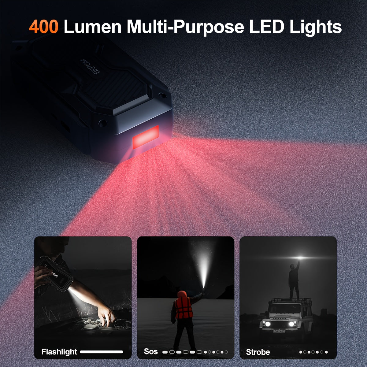 5000A UltraSafe Portable Car Battery Jump Starter – 12V - Roadside Essentials