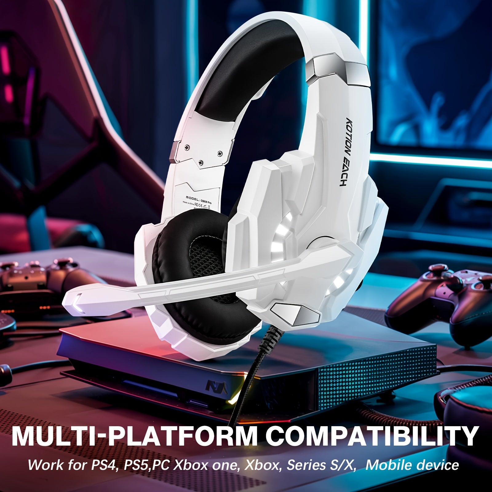 Wired Gaming Headset with Microphone for PC, PS4, PS5, Xbox & Mobile Devices by Snagg A Gaming Headset