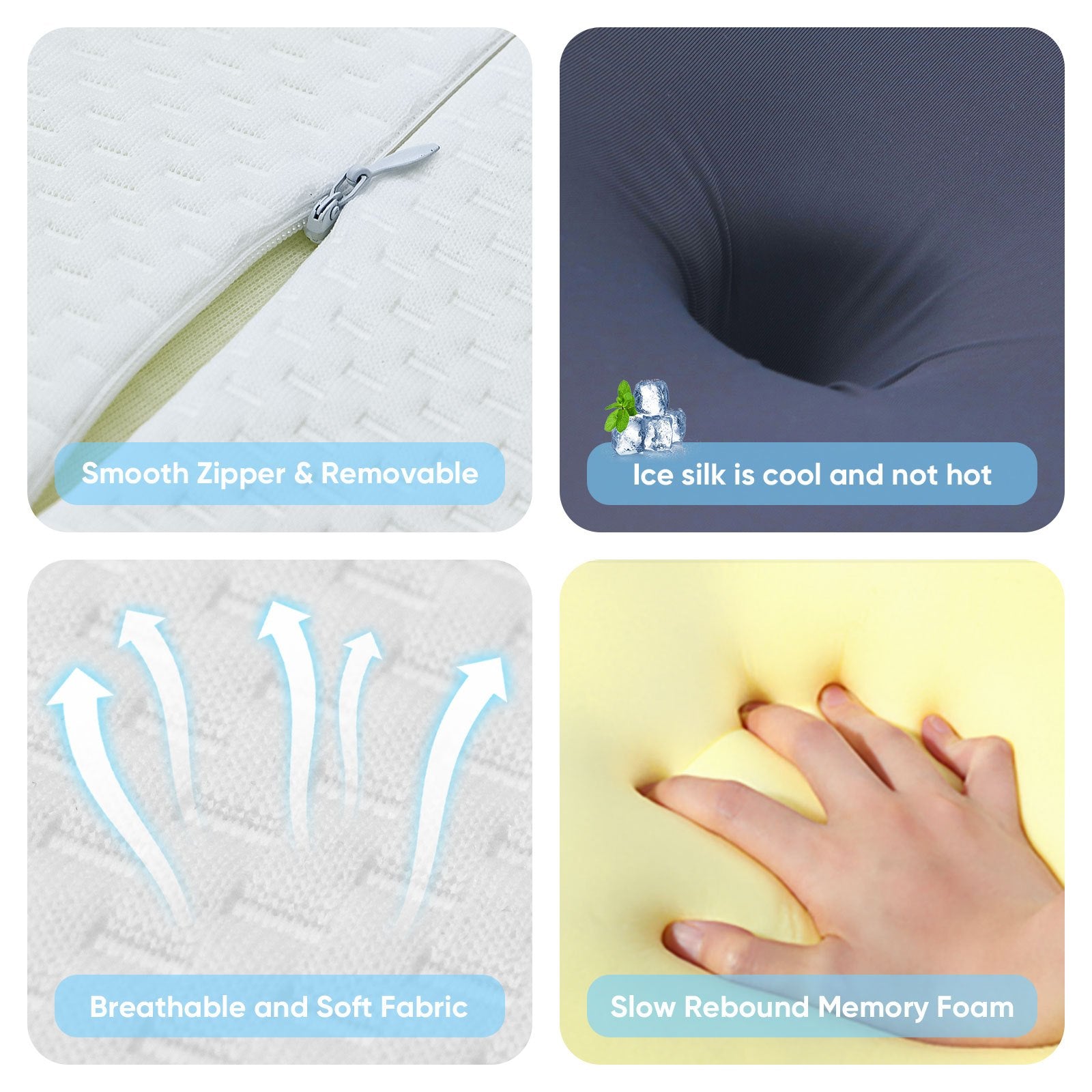 Adjustable Cervical Neck Pillow – Butterfly Design by Snagg A Pillow