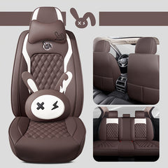 Universal PU Leather Car Seat Cover Set by Snagg A Seat Cover