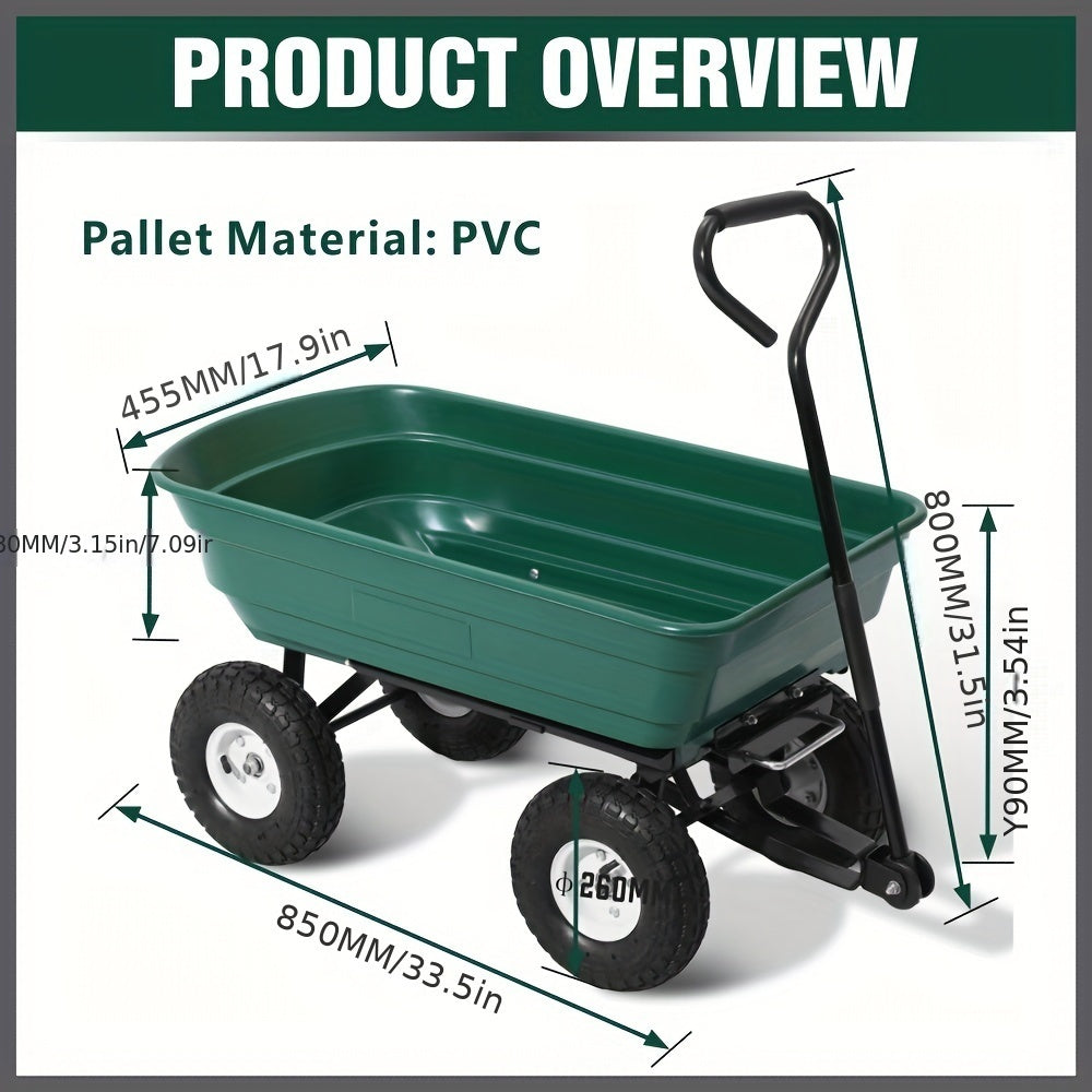 50L/70L Heavy Duty Garden Dump Cart by Snagg A Trolley
