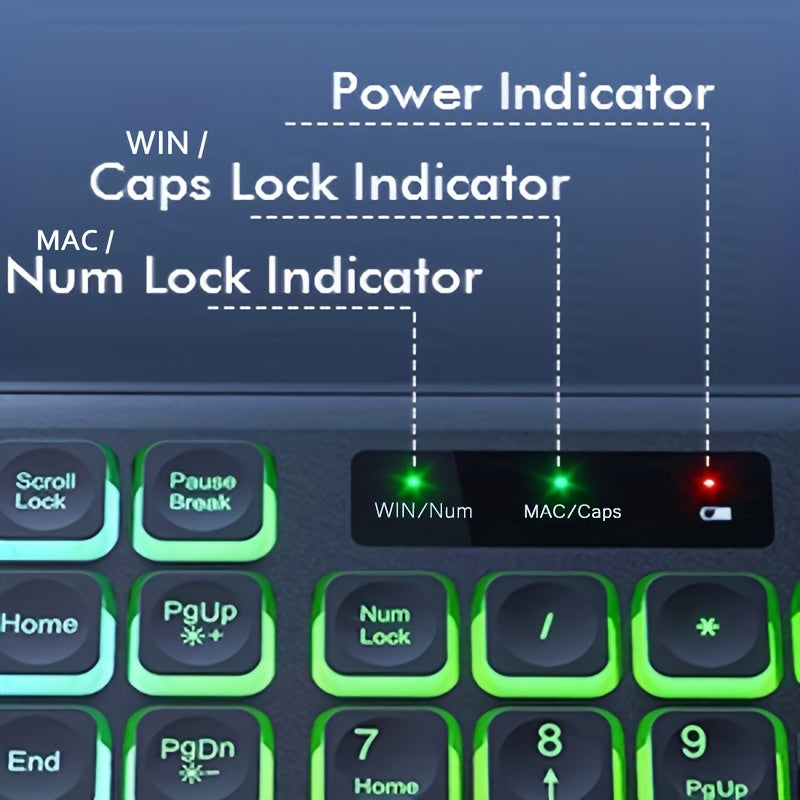 Ergonomic Wireless Keyboard & Mouse Combo for PC, Mac & Laptop by Snagg A Keyboard