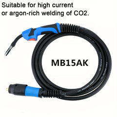 MB15AK MIG Welding Torch Gun 4M Cable by Snagg A Torch Gun