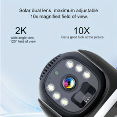 4MP Solar Powered Security Camera – 2.4K Resolution with Pan-Tilt by Snagg An Outdoor Camera