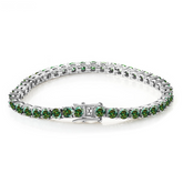 3mm / 4mm / 5mm D-Color Moissanite Tennis Bracelet - Bracelets