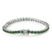 3mm / 4mm / 5mm D-Color Moissanite Tennis Bracelet