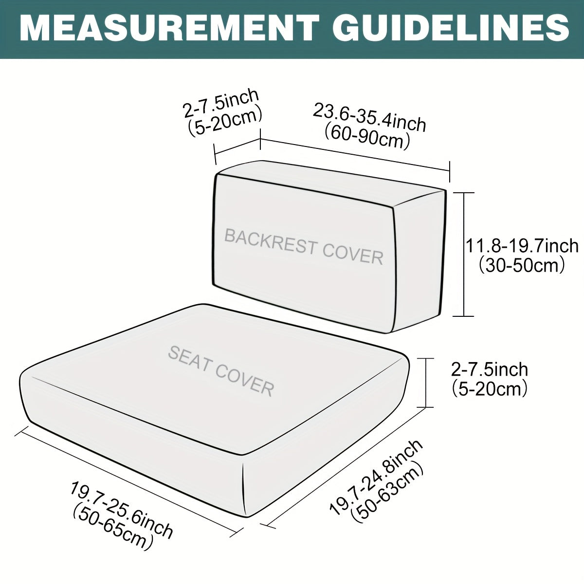 Outdoor Sofa Cushion Cover Set by Snagg A Cushion Cover